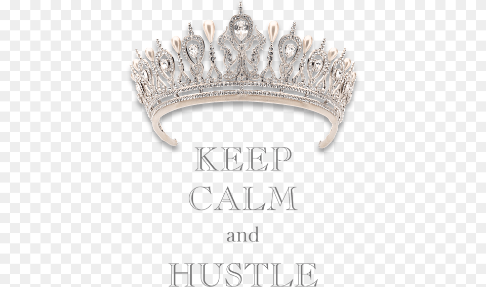 Keep Calm And Hustle Diamond Tiara Baseball T Shirt Portable Network Graphics, Accessories, Jewelry, Chandelier, Lamp Free Transparent Png