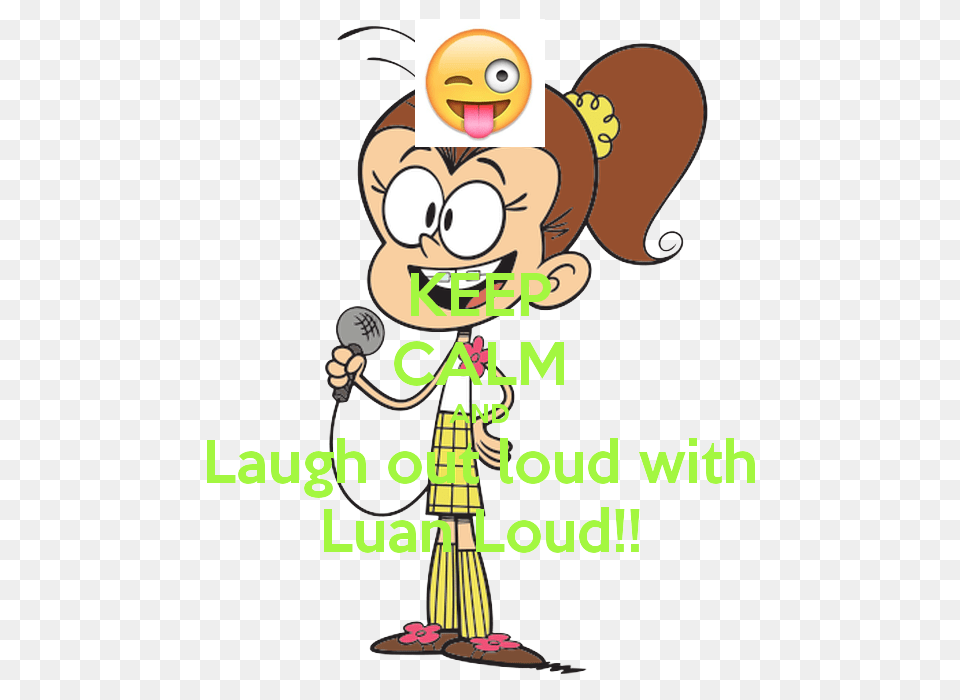 Keep Calm And Laugh Out Loud With Luan Loud Poster Eric Keep, Baby, Person, Face, Head Free Png Download