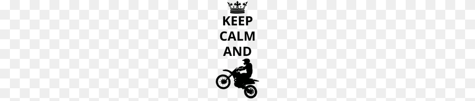 Keep Calm And Motorcross Bike Free Png Download
