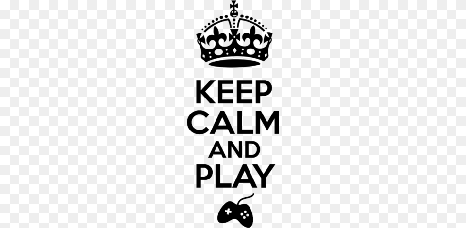 Keep Calm And Play, Gray Png Image