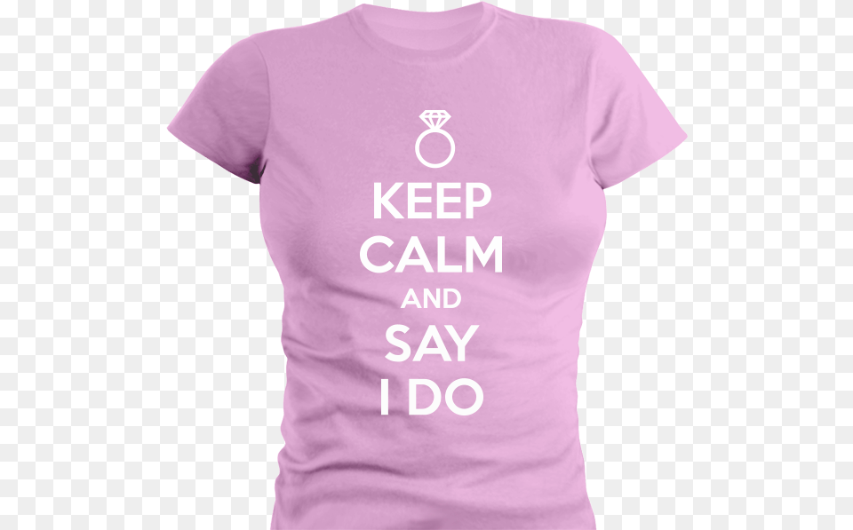 Keep Calm And Say I Do Download Active Shirt, Clothing, T-shirt Png Image