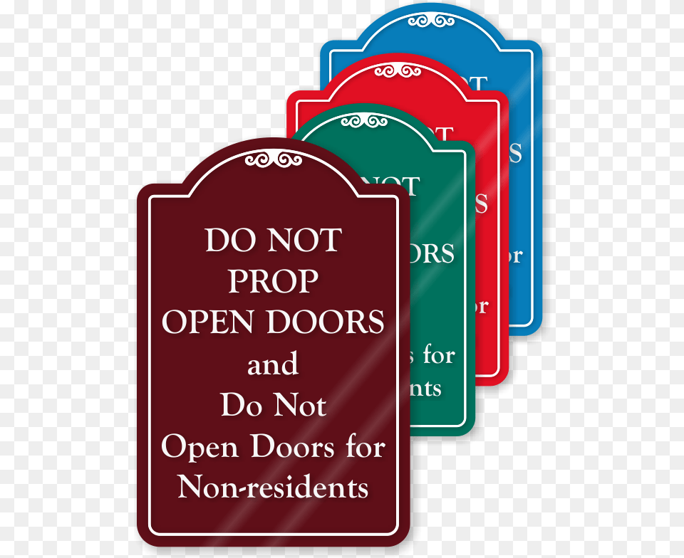 Keep Door Closed Signs Do Not Prop Door Open Signs Please Supervise Your Children, Dynamite, Weapon, Gravestone, Tomb Png Image