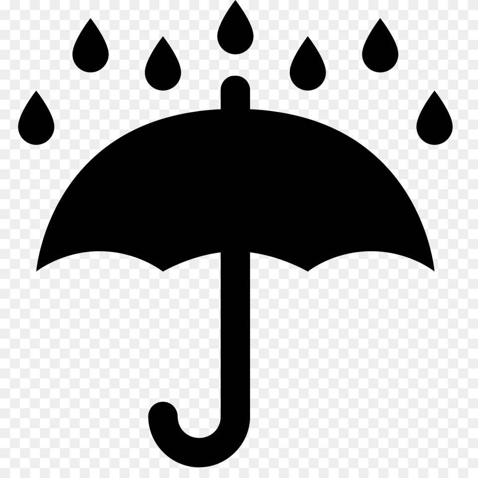 Keep Dry Icon, Gray Png