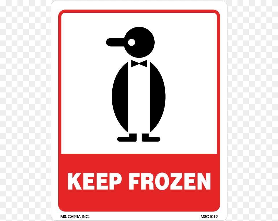 Keep Frozen Labels Labelmaster Jr8 Keep Frozen, Sign, Symbol, Road Sign Free Png