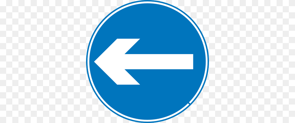 Keep Left Road Sign, Symbol, Road Sign, Disk Png
