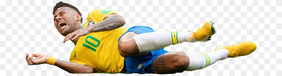 Keep Neymar Rolling, Injury, Person, Adult, Male Free Png Download