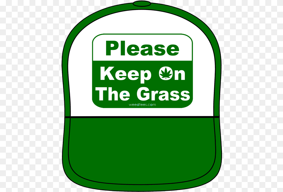 Keep On The Grass Trucker Hat Smoke Sign, Baseball Cap, Cap, Clothing, Disk Png Image