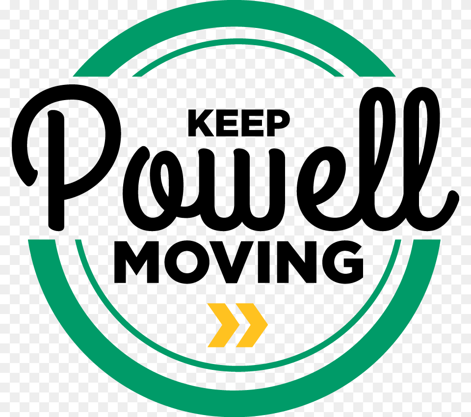 Keep Powell Moving Circle, Logo, Ammunition, Grenade, Weapon Png Image