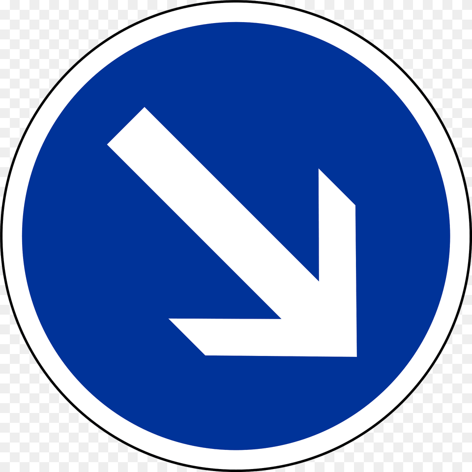 Keep Right Clipart, Sign, Symbol, Road Sign, Disk Png Image