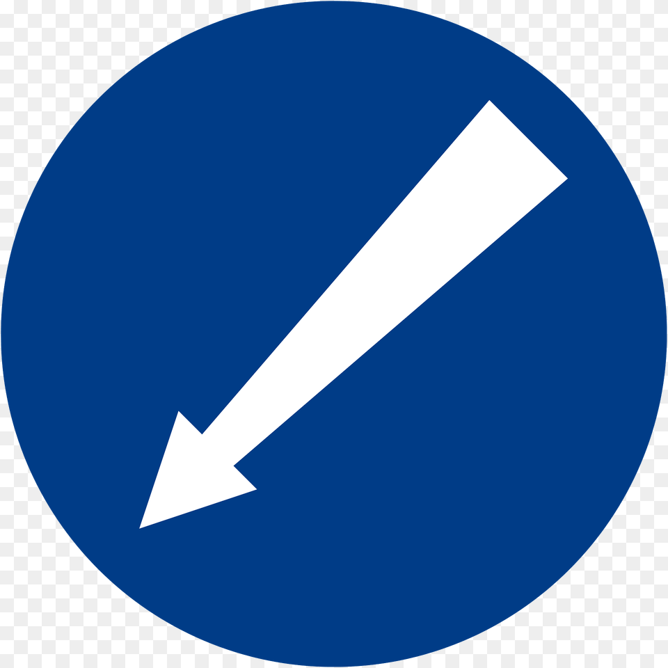 Keep Right Or Left Sign In Malaysia Clipart, Disk Png