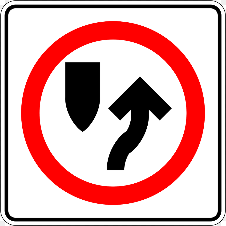 Keep Right Or Left Sign In Mexico Clipart, Road Sign, Symbol Free Transparent Png