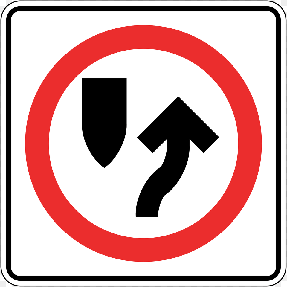 Keep Right Or Left Sign In Panama Clipart, Road Sign, Symbol Free Png
