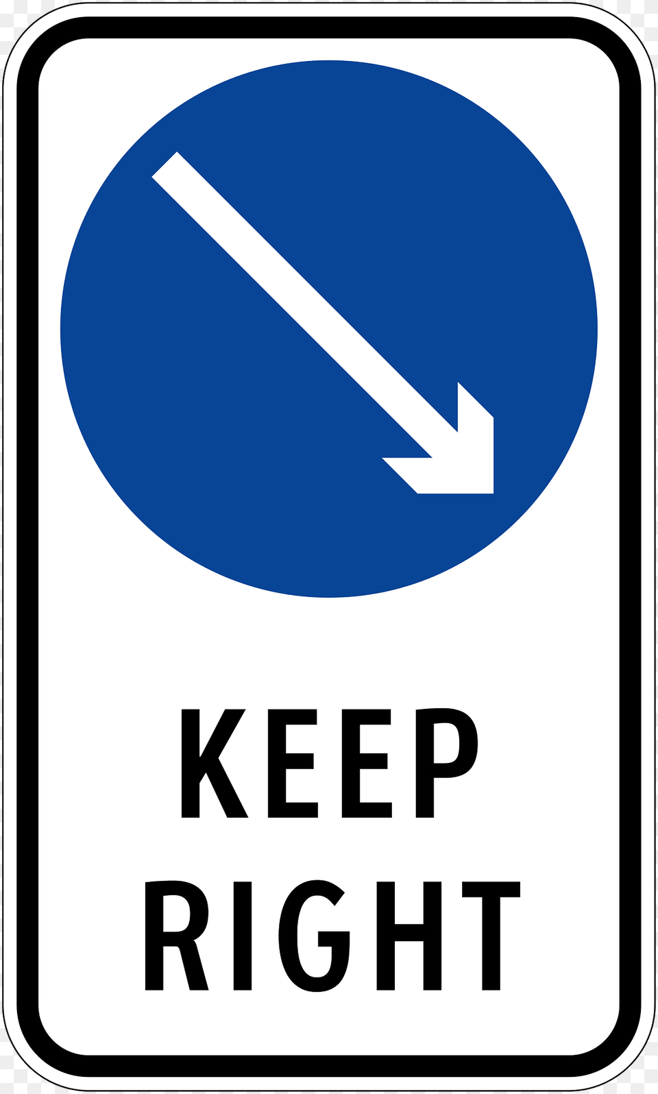 Keep Right Or Left Sign In Philippines Clipart, Symbol, Road Sign Free Png Download