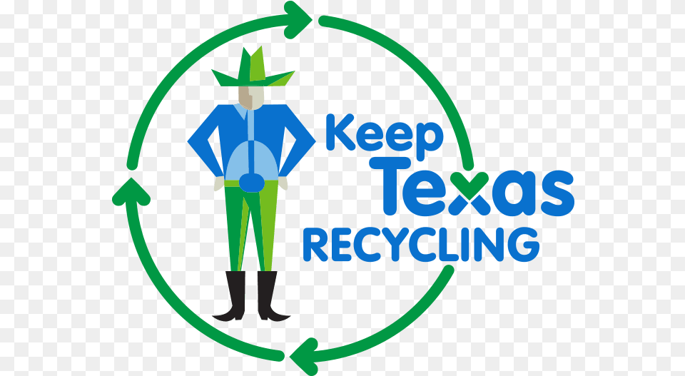 Keep Texas Recycling Methodology Symbol, Person, Light Free Transparent Png