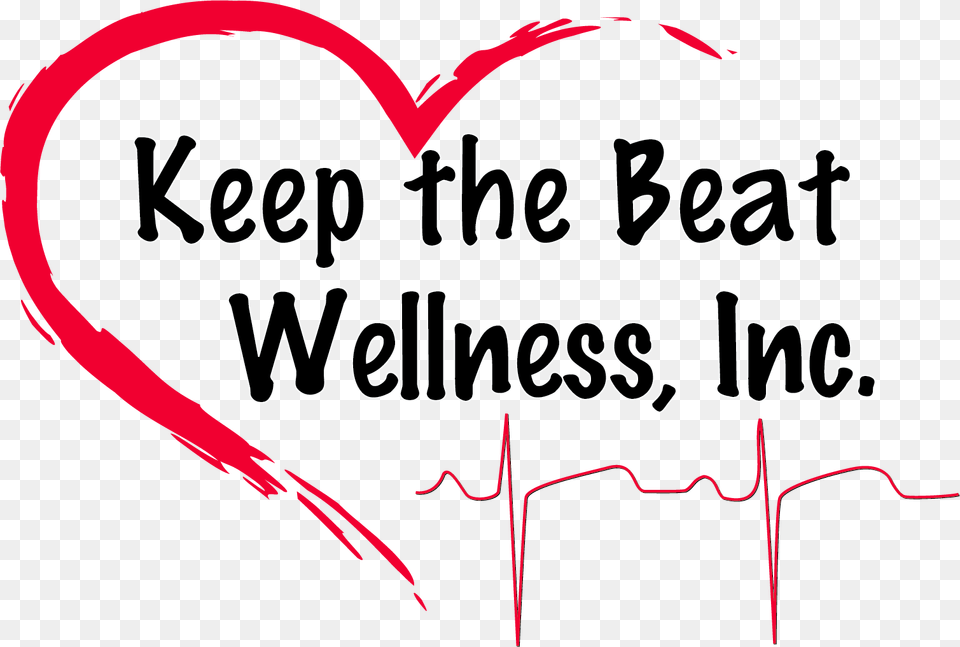 Keep The Beat Wellness Inc Heart, Text Free Png