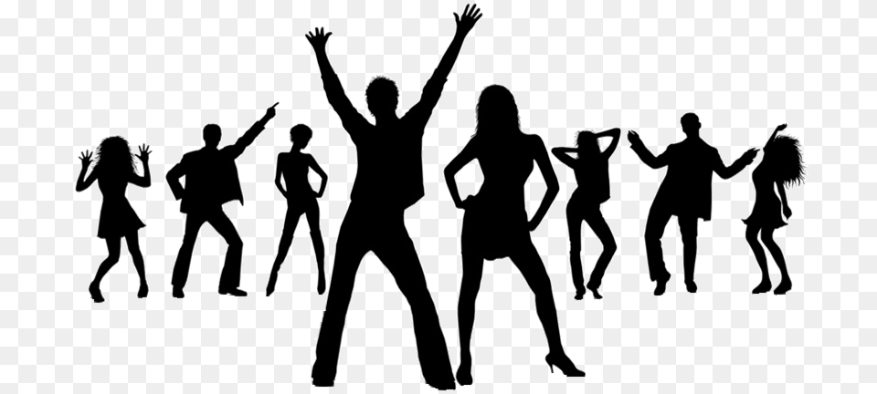 Keep The Body Moving And Uninhibited So You Can Enjoy Disco Dancing Silhouette, Person, People, Leisure Activities, Adult Png Image