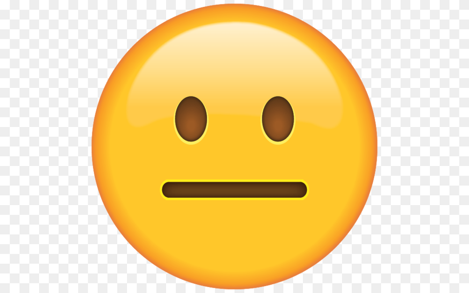Keep Them Guessing With The Neutral Expression Of This Emoji That, Sphere, Outdoors, Astronomy, Moon Png Image