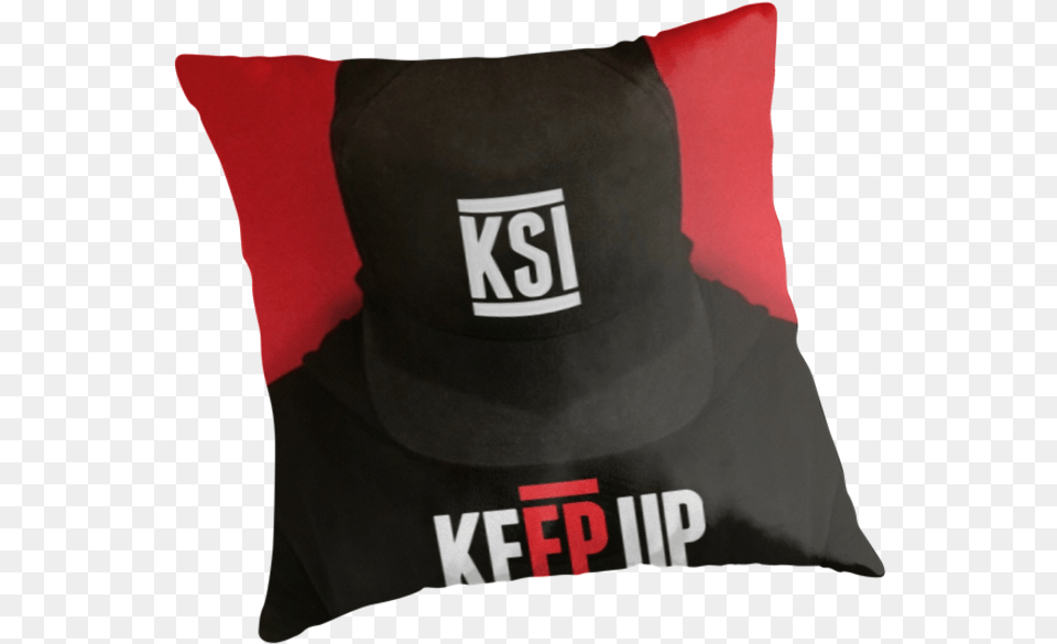 Keep Up Ksi T Shirt Keep Up, Cushion, Home Decor, Pillow, Adult Free Transparent Png
