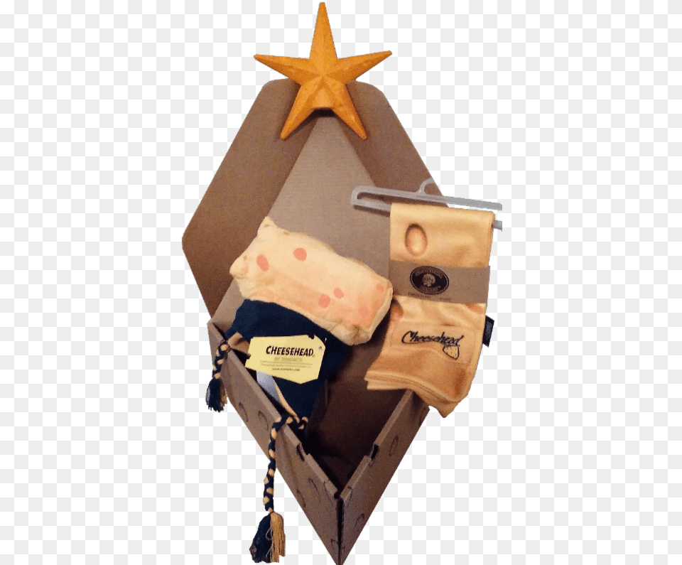 Keep Your Cheesehead Warm With A Christmas Tree, Box, Baby, Person Free Png