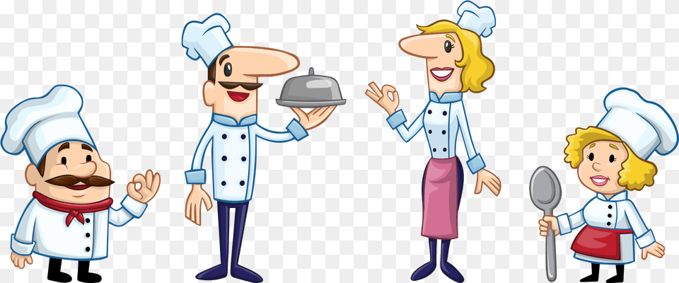 Keeping The Food On Our Plate Separate Restaurant Staff Clipart, Publication, Book, Comics, Person Free Png