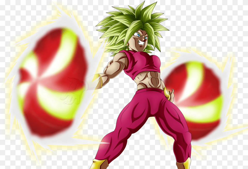 Kefla With Energy Discs By Angelarts2 Dbubhwn Kefla Ssj 2, Book, Comics, Publication, Baby Free Transparent Png