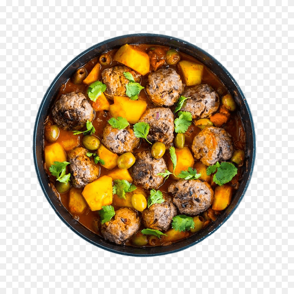 Kefta And Olive Tajine, Food, Food Presentation, Meat, Mutton Free Png