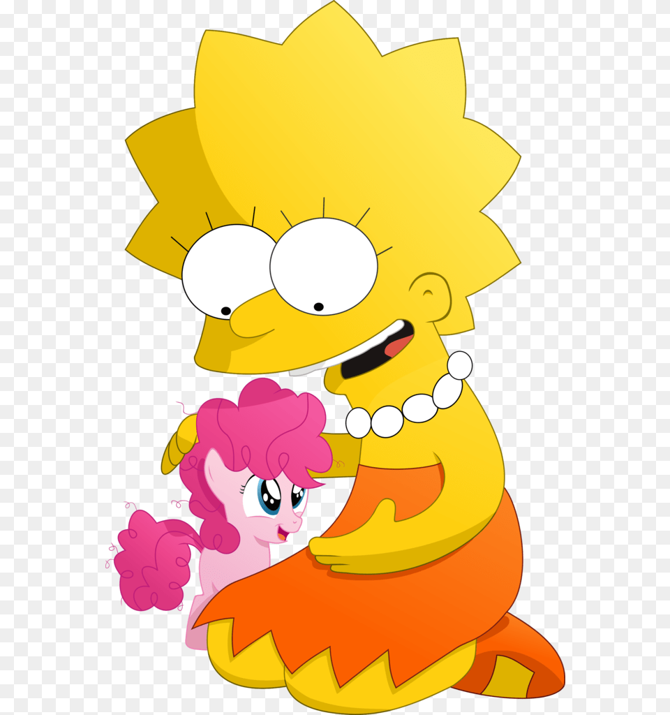 Kehrminator Crossover Filly Lisa Simpson Pinkie Red Aesthetic Lisa Simpson, Flower, Plant, Cartoon, Face Free Png Download