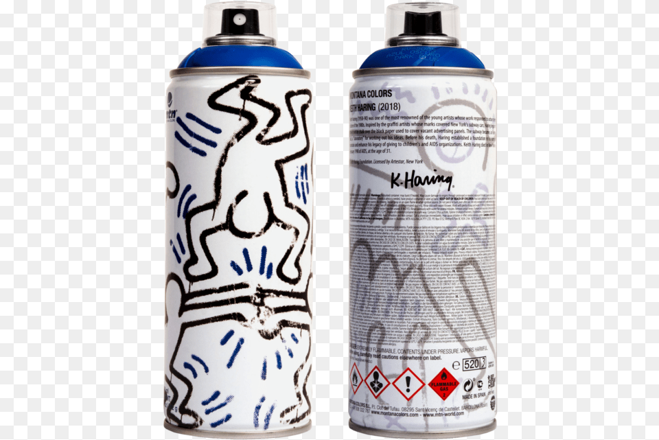 Keith Haring Spray Can, Spray Can, Tin Png Image