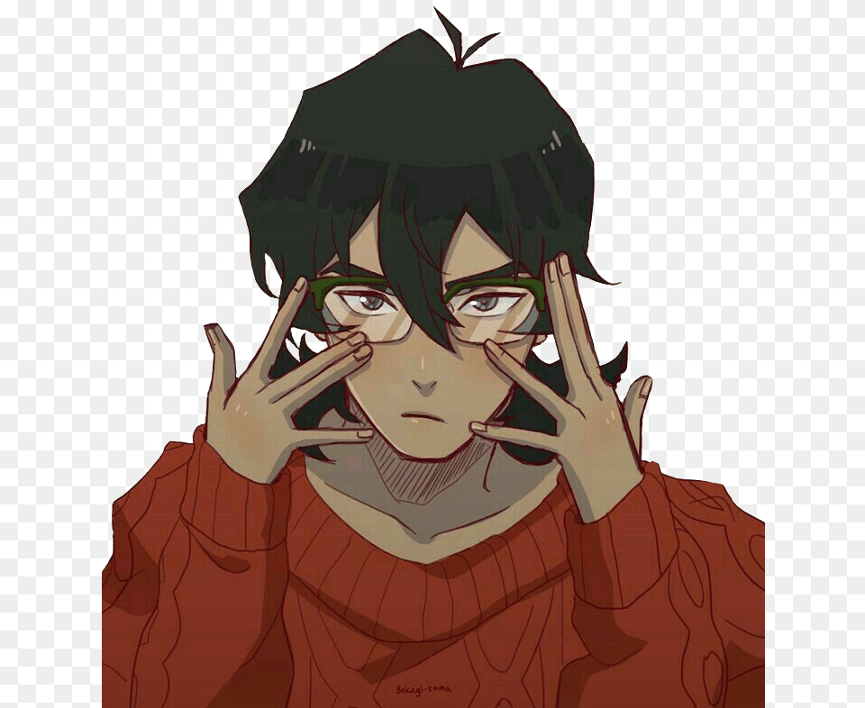 Keith Keithkogane Keithvoltron Voltron Vld Nerd Keith Voltron, Person, Book, Publication, Anime Free Png Download