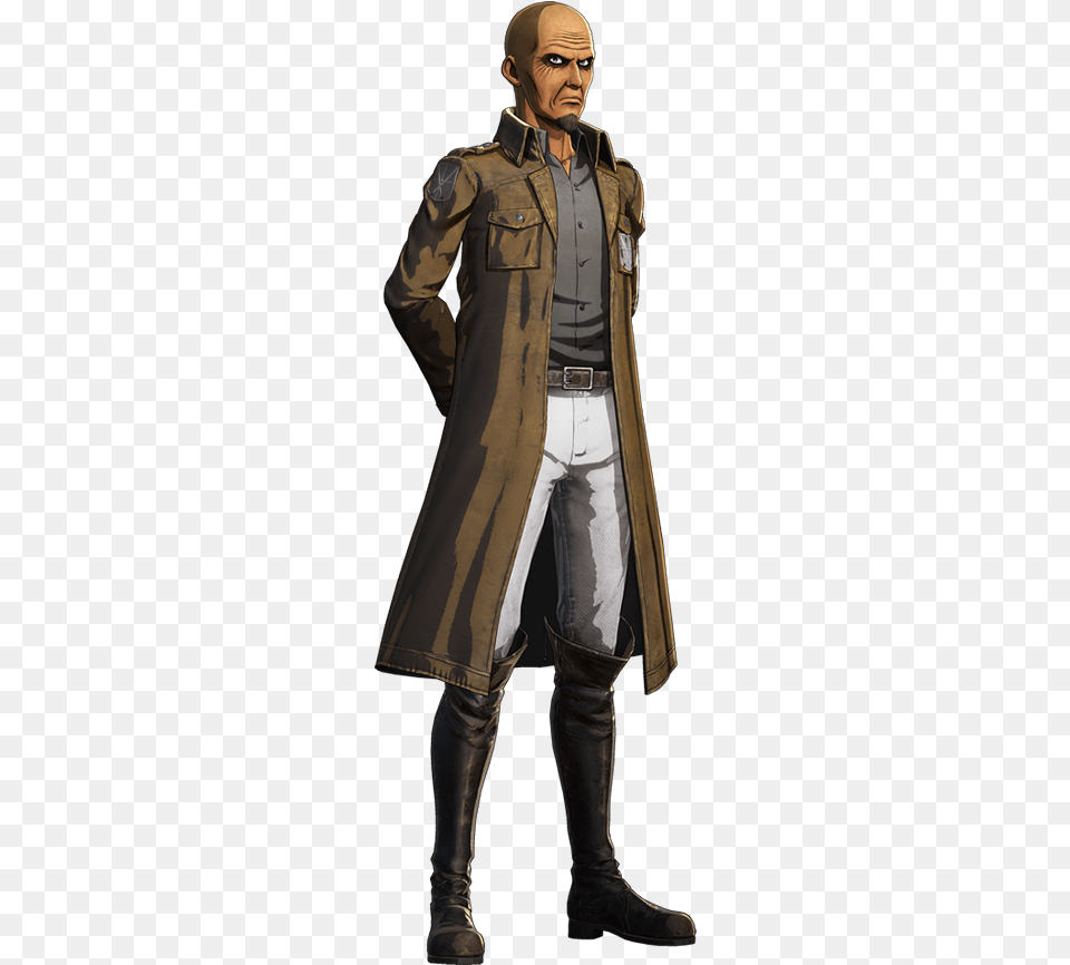 Keith Shadis Keith Sadies Attack On Titans, Clothing, Coat, Jacket, Adult Png Image