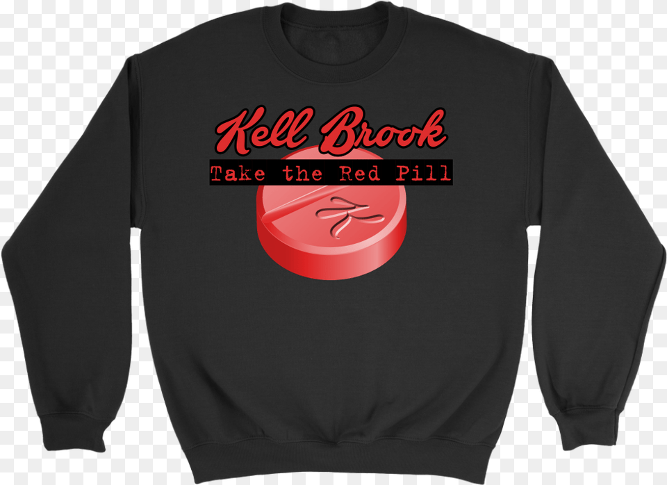 Kell Brook Red Pill Sweatshirt T Shirt, Clothing, Knitwear, Long Sleeve, Sleeve Free Png