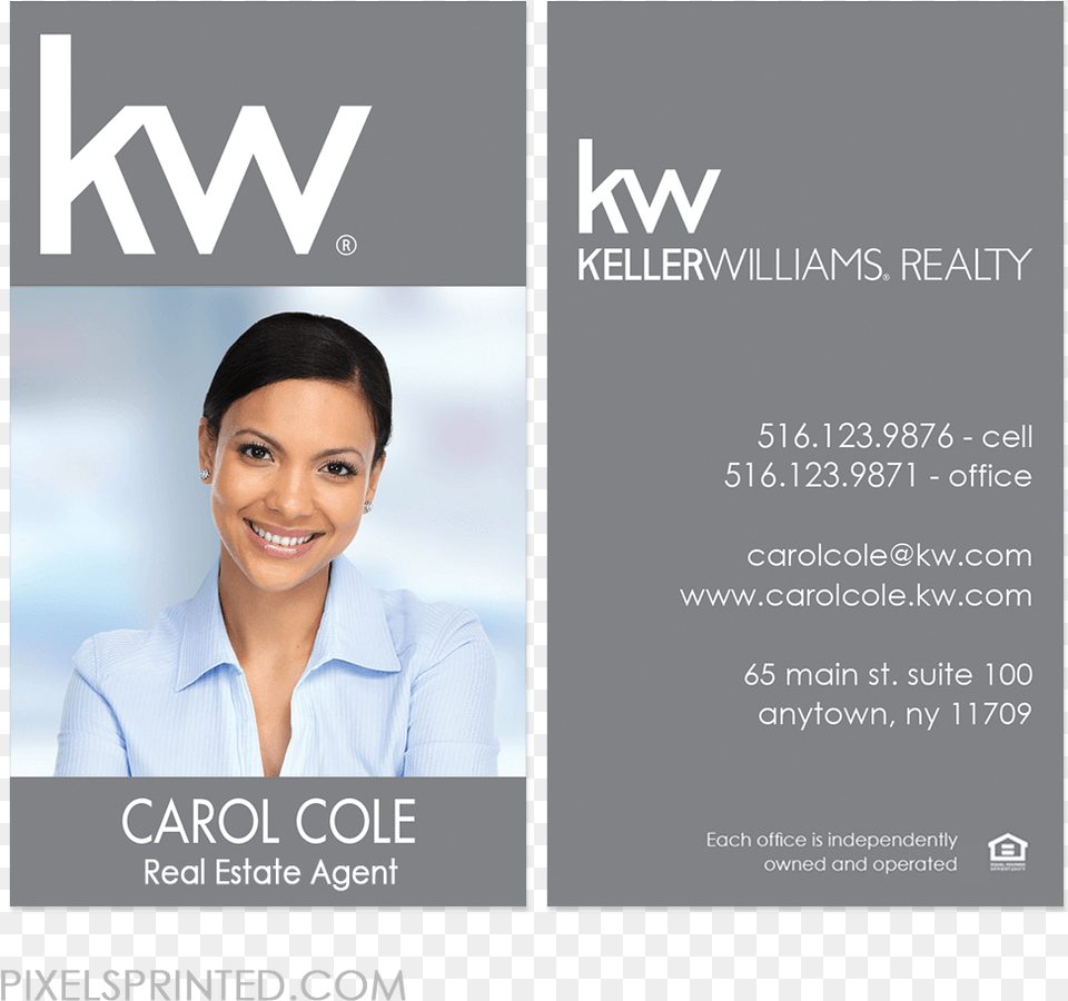 Keller Williams Business Cards Kw Business Cards Keller Williams Business Cards Pink, Advertisement, Poster, Adult, Person Png