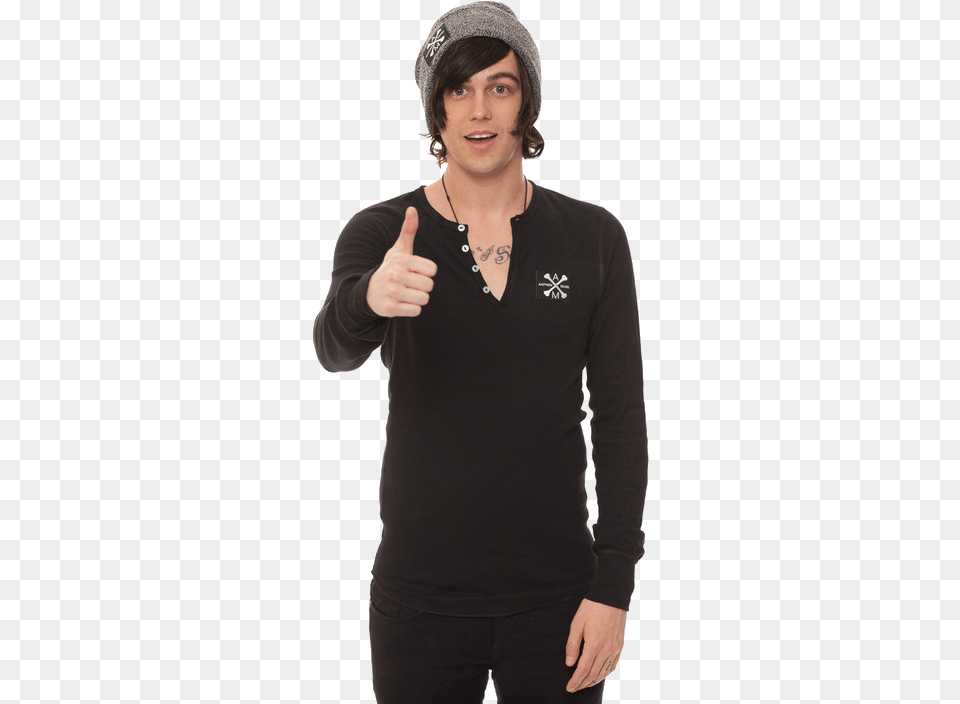 Kellin Quinn Sleeping With Sirens And Tattoo Girl, Finger, Sleeve, Body Part, Person Png Image