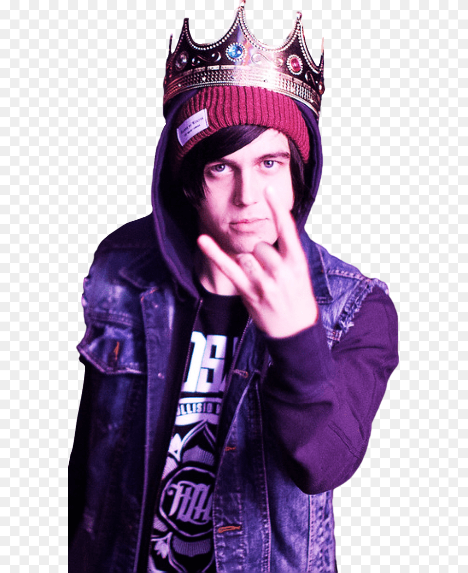 Kellin Quinn With A Crown, Accessories, Jacket, Jewelry, Coat Png
