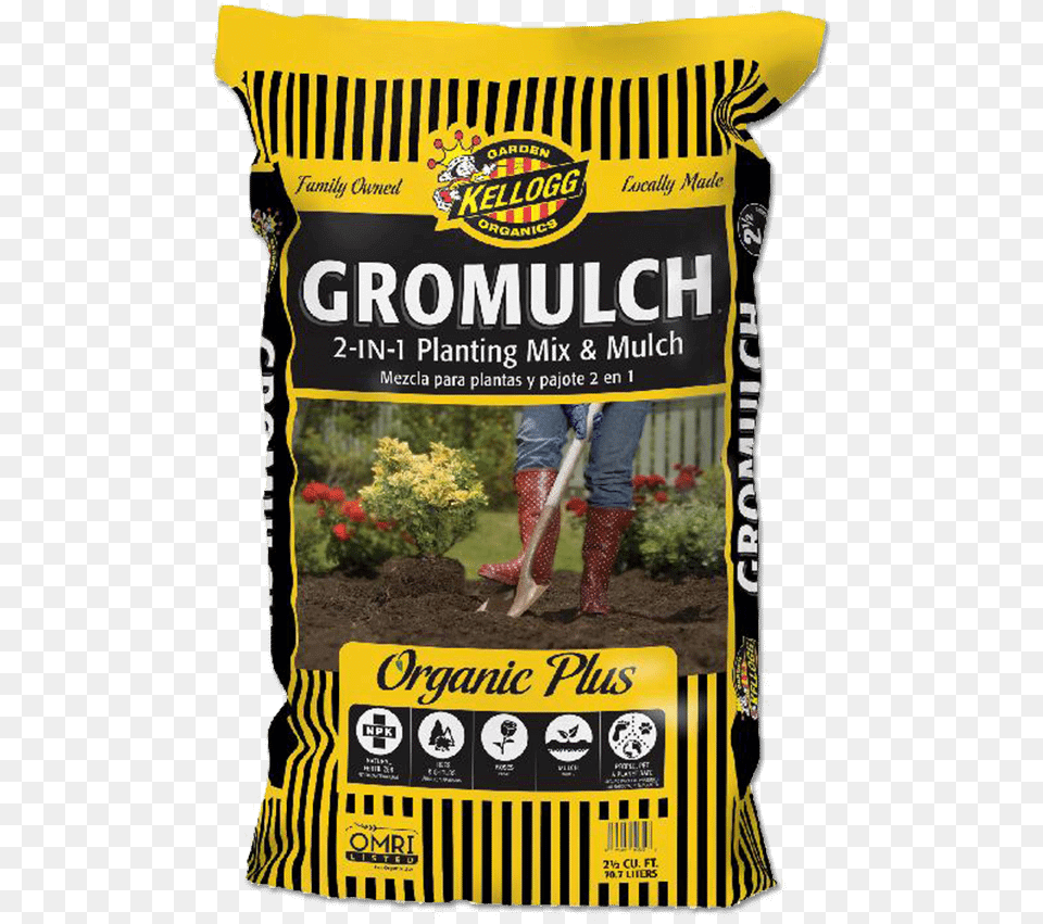 Kellogg Gromulch Kellogg Planting Mix, Soil, Garden, Nature, Outdoors Free Transparent Png