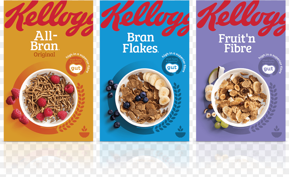 Kelloggs Fruit N Fibre, Advertisement, Bowl, Food, Poster Free Png Download