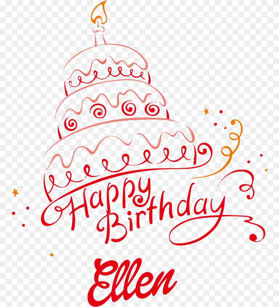 Kelly Happy Birthday Vector Cake Name Happy Birthday Rashid Cake, Text Free Transparent Png