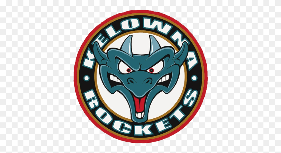 Kelowna Rockets Alternate Logo, Emblem, Symbol, Animal, Canine Png