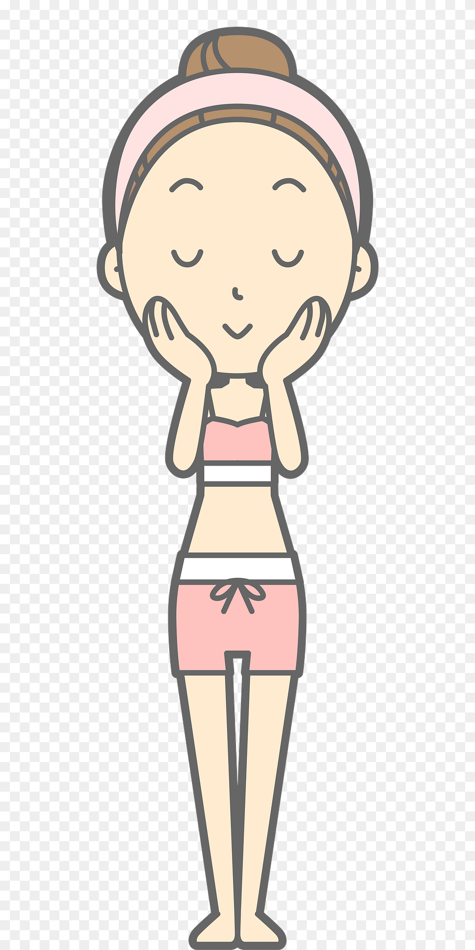 Kelsey Girl Clipart, Person, Face, Head, Cream Png Image