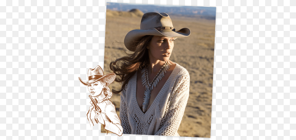 Kemo Sabe Grit Signature Line Of Western Goods Kemo Sabe Photo Shoot, Woman, Sun Hat, Person, Hat Png