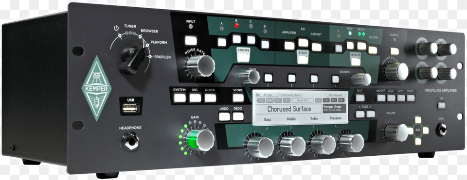 Kemper Transparent Guitar Amplifier Modeling, Electronics, Electrical Device, Switch Free Png Download