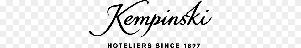 Kempinski Logo, Handwriting, Text, Calligraphy, Smoke Pipe Free Png Download