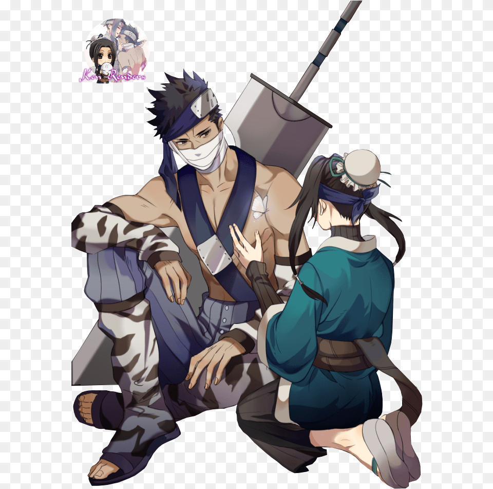 Ken Renderszabusa Haku X Zabuza Zabuza X Haku Zabuza Zabuza And Haku Art, Publication, Book, Comics, Person Png