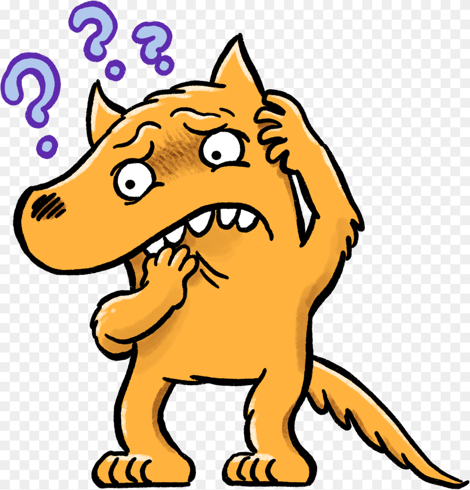 Ken The Voting Dingo Looks Confused And Distressed Cartoon, Baby, Person, Animal Png Image