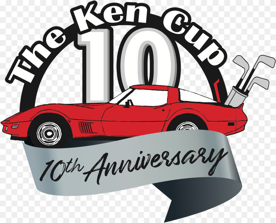 Kencup10th Logo Final Antique Car, Wheel, Machine, Spoke, Car Wheel Png Image