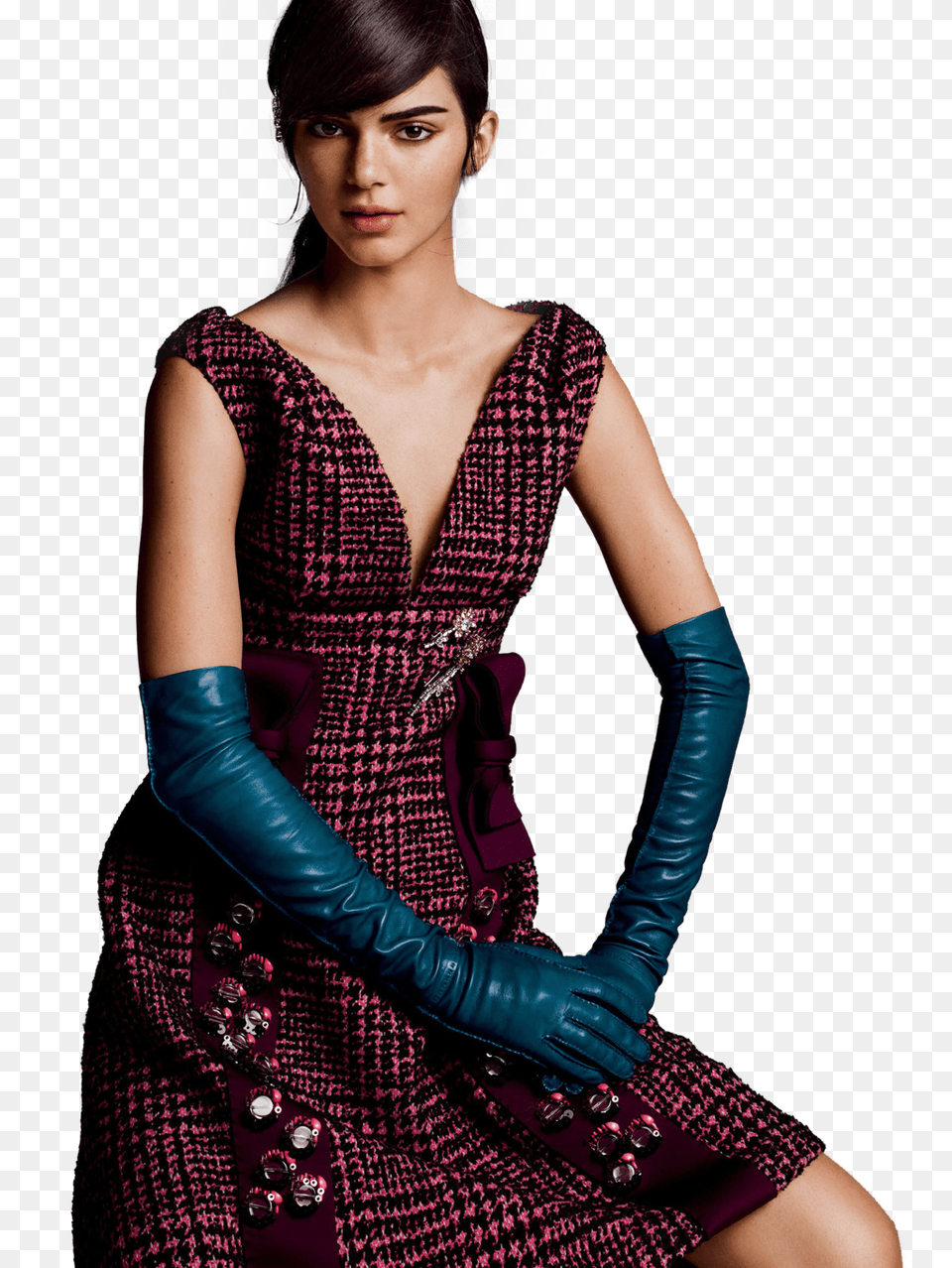 Kendall And Kylie Jenner, Adult, Person, Glove, Formal Wear Png Image