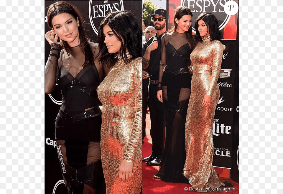 Kendall E Kylie Jenner Esto Na Lista Dos 30 Jovens Darcie Dolce Amp Selena Santana, Fashion, Adult, Person, Woman Free Png Download