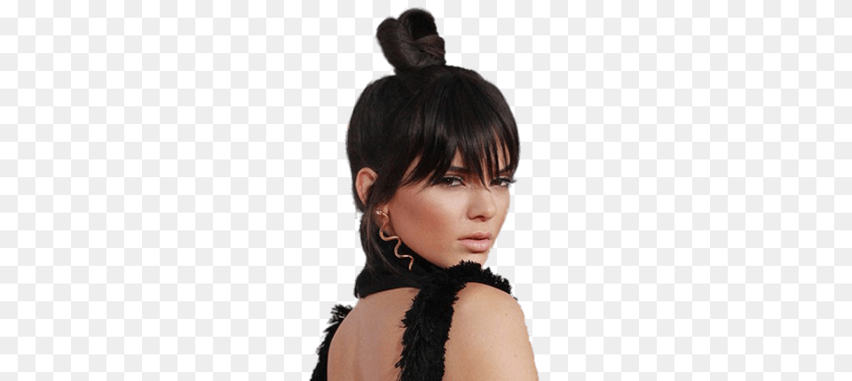 Kendall Jenner With Top Knot, Adult, Person, Woman, Female Free Png