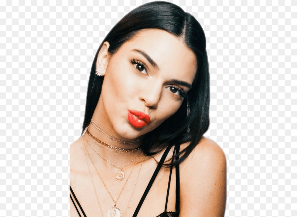 Kendalljenner Sticker By Kendall Jenner James Corden Show, Portrait, Face, Head, Photography Png Image