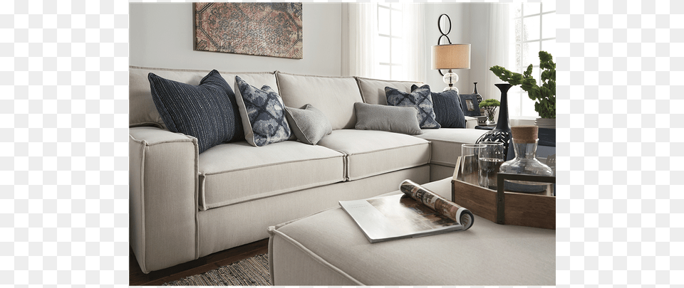 Kendleton Stone Sectional, Architecture, Room, Living Room, Indoors Free Png Download